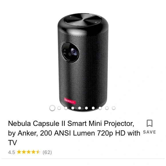 Anker | Other | Nebula Capsule Ii Smart Mini Projector Anker | Other | Nebula Capsule Ii Smart Mini Projector